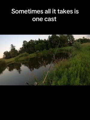 All it takes is one #fishing #bassfishing #shorefishing #Outdoors #largemouthbass #fyp #country 