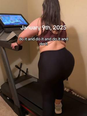 January 9th, 2025. I did 2 miles in 30 minutes today! Super proud of myself right now and can’t wait to get back on the treadmill tomorrow #plussize #january #2025 #newyeargoals #newyear #jan #newyearnewme #pcos #treadmill #plussizefitness #2miles #plussizefitnessmotivation 