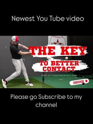 Newest You Tube video is live! The importance of direction in your swing! Ability to maintain direction is key for more consistent solid contact!  Check it out! You Tube link is in my bio! #onlinehitting #softball #baseball #hittingfundamentals #hittingtechnique 