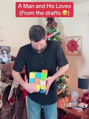 It’s *giant* but way smaller than advertized. So the seller got a scathing review from me. But he still likes it, so… #rubikscube #giantrubikscube #spouseman #therichardandsarahshow 