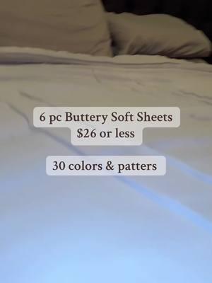 You gotta try these sheets out!!! Only $26 or less!!! @Lux Decor Collection #luxdecor #bedding #sheetset #sheets #softsheets #luxurybedding #breathablesheets #ttslevelup #ttsdelightnow #microfibersheets #tiktokshopmademebuyit