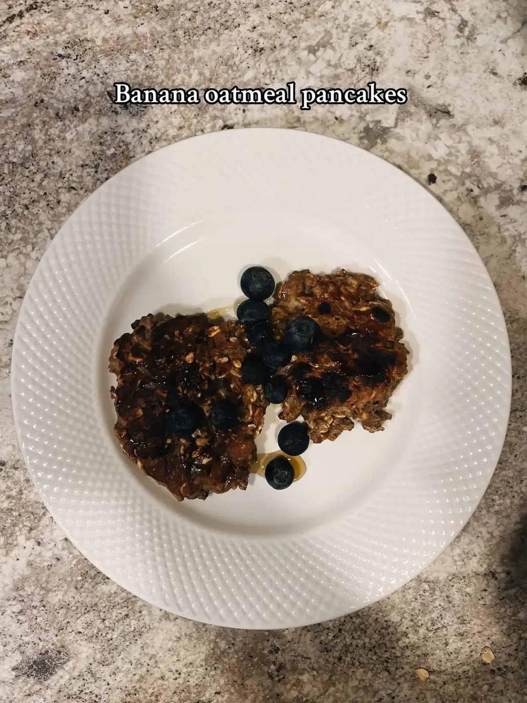 1 banana 1 cup oats 2 eggs  Protein powder #protein #proteinpancakes #proteinrecipe #healthy #healthyrecipes #healthymeals #wellness #bananapancakes #healthybreakfast #healthyeasymeals #simplehealthymeals #bananaoatmealpancakes 