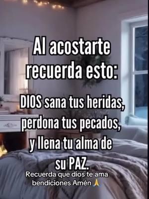 Dios está con tigo  DIOS TE AMA  Buenas noches #frasescristianas #frasesmotivadoras #buenasnoches #bendecidanoche #alabanzas_cristianas #cristianostiktok