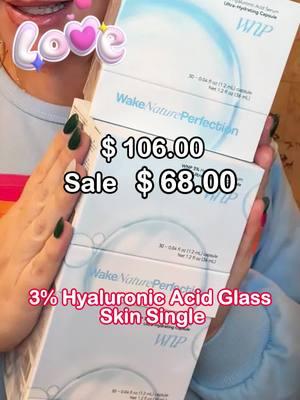 Wnp official shop Ultra-Hydrating serum-vegan 3% Hyaluronic acid glass skin single use vials skincare comfort #tiktok #tik #TikTokShop #foryou #fypシ #foryoupage #ttshop #ttshopdeals #tiktokshopholidaydeals #wnp #hydratedskin#hydrating #hydratingskincare #hydratingserum #skincare #hyaluronic #hyaluronicacid #hyaluronicacidserum 