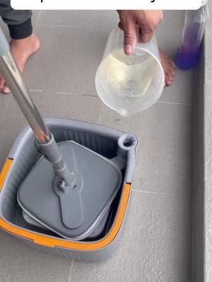 Mop and Bucket System. Mopping now is very fast #mop #bucket #spinmop #mopandbucket #spinmopandbucket #CleanTok #cleanwithme #clean #TikTokShop 