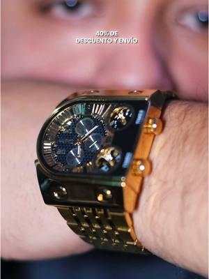 Reloj estilo golden de lujo para hombre #relojelegante #relojelegantemoda #relojdemoda #relojes #relojdelujo #relojhombre #reloj #relojparahombres 