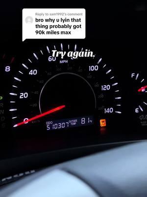 Replying to @sam1992 #camry #toyota #highmileageclub #tryagain 