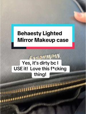 #behaesty #makeupbag #cosmeticbag #makeupcase #makeupcasewithlight #makeupmirror #ledmirror #travelmakeupbag #travelmakeupcase #gettingreadyonthego #makeuphack 