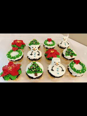 ☃️🎄Christmas Treats☃️🎄 #christmas #christmastreats #deer #snowman #christmastree #2024 #christmastiktok #sweets #pastel #bizcochito #custommade #ptp #cakesbyyesseniadegonzalez #follow #share #cakedecorating #cakeboss #cali #clovis #icandoallthingsthroughchrist #custom #fondant #fantasiafondant #allbuttercream #estercombs #wilton #wiltoncake #wiltonfondant #idontowncopyrightstothemusic