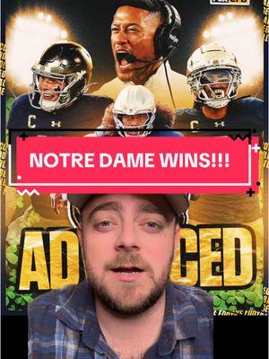 NOTRE DAME BEATS PENN STATE AND IS GOING TO THE NATIONAL CHAMPIONSHIP! #notredame #pennstate #texas #cfb #CollegeFootball #football #ohiostate #alexdauterive #sports #fyp #sportstiktok 