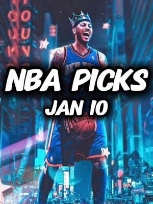 Friday (Jan 10th) NBA Picks🔒 #nbapicks #nbalocks #nbabets #prizepicksnba  Nba picks today January 10 nba picks