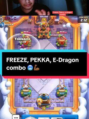 Freeze, Pekka, E-dragon combo #cr #clashroyale #fyp #clashroyalemoments #pekka #clash #edragon #freeze #la 