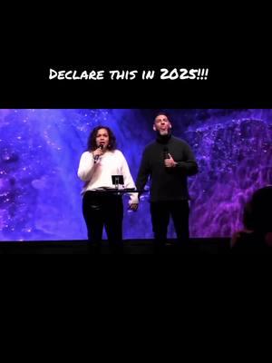 Declare over your year and family! Say this with us! 2025 is the year of now. #declare #husbandandwife #declaration #decree #god #2025 