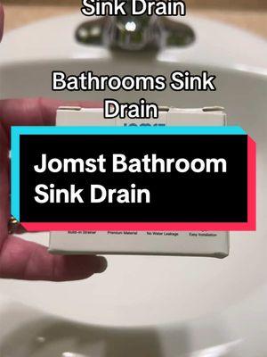 Jomst Bath Universal 2-in-1 Bathroom Sink Stopper removable stainless steel filter basket drain hair stopper and anti odor stopper it looks much better than my old one i love it #jomst #sinkdrain #sinkstopper #drainstrainer #bathroomsinkdrain #cleansink #antiodor #hairstopper #drain #loveit #ttshop #tiktokfyp #tiktokmademebuyit #tiktokflashsale 