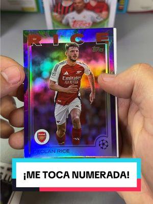 Replying to @Alejandro Martinez ¡TARJETA NUMERADA!🔥⚽️ #packopening #Soccer #futbol #soccercards #topps #football 