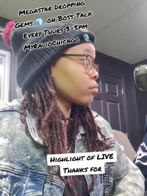 Thanks for joining today 💯🎙️ more live footage coming soon have so much to share 🫶🏽✨📷#tiktoklive # #livehighlights #music #vibes #blackgirlfollowtrain #blackgirlmagic #gems #megastar #myradiochicago #positivevibes #ladyredthaproducer #audioengineer #motivation #onlineradio #ase  @megastar24145 