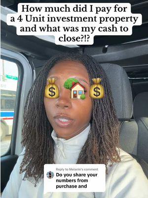 Replying to @Melanie Great question! Hope this helps! #homeownership #firsttimehomebuyer #multiunitinvesting #realestate #realestateinvesting #chicagorealestate #blackhomeownership #cashtoclose #sisterlocks #sisterlocs #womenwithlocs 