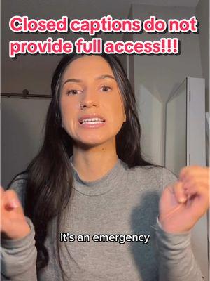 Imagine thinking providing equal access to communication especially even in the context of an emergency. Sending my love to those in CA fighting the fires and those who were impacted by it 💕 #deaf #asl #americansignlanguage #access #interpreters 