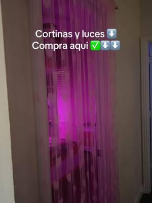 Cortinas y luces led 🫶✅ #led #cortinas #recamara #decoracion #fyp #viraltiktok #hasmeviral 