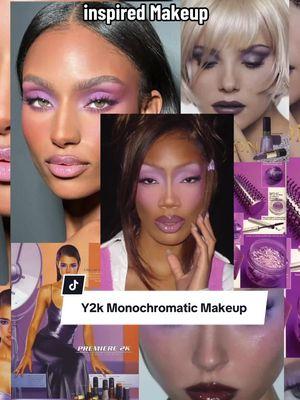 Y2k monochromatic inspired makeup #y2kinspired #y2kmakeup @Sydney J Harper💜#early2000smakeup #early2000s #cooltonedmakeup #cooltonedy2kmakeup #purplesettingpowder #hudabeautysettingpowder #cooltonedmakeup #lavendereyeshadow #purpleblush #90sinspired #90smakeup #macactingnatural #actingnatural #maclipstick #90smaclipstick #90sinspiredmakeup 