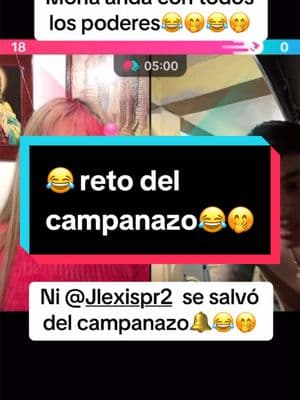 Otra víctima del campanazo😂🔔🤭 #jlexispr1 #mona 💜#monaygeros #fypシ #retos #batalla #fyf #trending #capcut #algorithm #xyzbca #elcampanazo #bts #humor #juegos 😂#viralvideo #viralllllll #liamkai❤️ #Parati #teamsnake🐍 #🐍 #anacsagastume 🥰#comparte #share #puertorico #follow #laisladelencanto ❤️ 