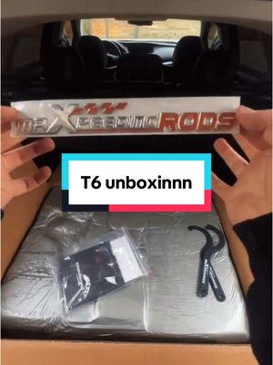 🧐What's inside the box of T6 coilovers? 📸filmed by @itsalexfry #maxpeedingrods #coilovers #unbox #damper #suspension #loweredcar