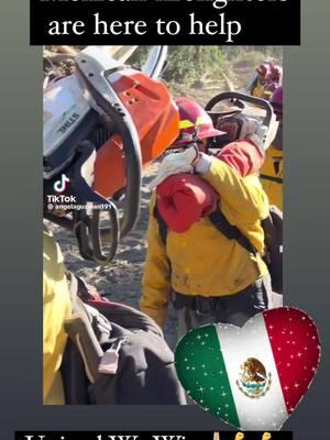 Mexican firefighters are here to help❤️🙏🏼#mexico #mexicanfirefighter #mecican #california #californiaadventure 