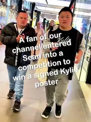 Sean didn’t even know he had won this amazing prize! #shorts#tiktok#winning#kylieminogue