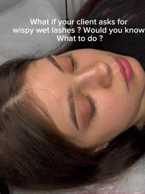 Wispy lashes don’t have to be hard, it’s mostly about consistency and knowing the theory behind the technique and applying it to your lash sets . - We teach all of these techniques in our Wispy course launching in February 2025 . Limited spots. - To get on wait list - send us a DM - wispy #wispylashes #lashtechtips #wispylashextensions 