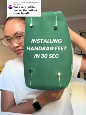 Replying to @Sarah Brown Wheeler repost of an older video but def one of my fav diy’s for this mini tote from @llbean  #minitote #handbag #diyproject #diyhandbag #totebag #llbeantote #howto 