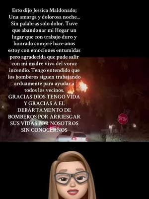 Mis oraciones están con ustedes, gracias a Dios tú y tu madre están a salvo.💔💔#losangelesfires🔥 #cityofangels #firefighter #telemundo #reportera #periodista #jessicamaldonado 