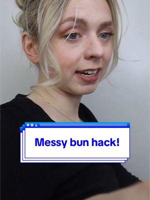 #stitch with  @Morgan  time to try another messy bun! #messybun #messybuntutorial #messybunvibes #messybunhairstyle 