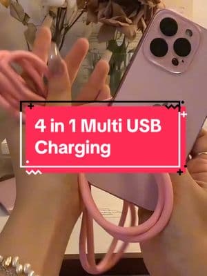 4 in 1 fast charging cable!! This thing is awesome! 🤯 #stockingstuffers #tiktokblackfriday #tiktokcybermonday #4in1chargingcable #chargingcable #usbchargingcable #iphonechargingcable #usbchargingcable #giftsforher #giftsforhim2024