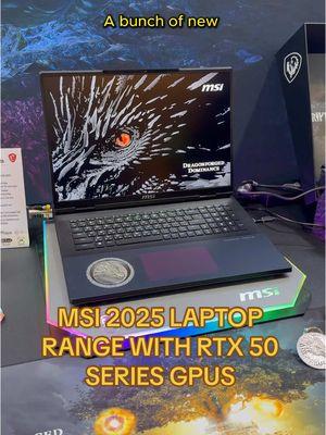 A bunch of super powerful NVIDIA RTX 50 series MSI gaming laptops are on the way alongside the new sleek Venture/Venture Pro professional laptops #AD #MSILaptops #MSI #CES2025 #RTX50Series #RTX5090 #MSITitanDragonEditionNorseMyth #MSIClaw #MSIClaw8AIPlus #MSIVenture #Laptops #Notebooks #Gaming #Tech #Business #ContentCreators