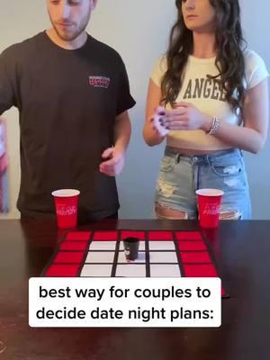 52 The best way to decide who gets to pick the place for date night! Get your copy of the game now at Amazon😄 @buzzedgames #buzzed #flipcupfrenzy #austinandlexi #wdympartner 