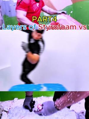 100 Layers of Styrofoam vs 100 #fybシ#trendingvideo#varial#challenge#viraal#foryoupage❤️❤️#dontflinchchallenge#flinch