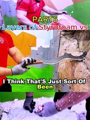 100 Layers of Styrofoam vs 100 #fybシ#trendingvideo#varial#challenge#vira#foryoupage❤️❤️#dontflinchchallenge#flinch