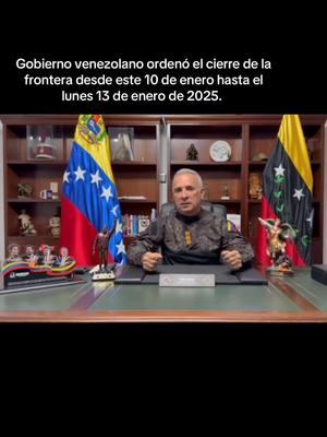 La mañana de este viernes 10 de enero el gobernador del estado Táchira Freddy Bernal confirmó el cierre de la frontera colombo venezolana por orden presidencial. La medida se mantendrá hasta el lunes 13 de enero #fyp #esnoticia #frontera #colombia #venezuela 