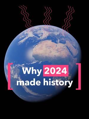 The average global temperature for 2024 pushed past 1.5°C above pre-industrial levels, for the first time. #temperature #climate #environment #fossilfuels #dwenvironment 