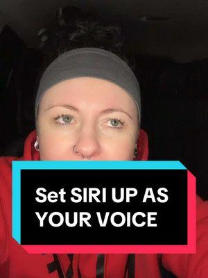 Set Siri up as your voice #siri #applewatch #iphone #iphonetricks #iphonetipsandtricks #ios #apple #readback #techtips #applemusic ##iphone##ios18##sirivoice##hacks##tipsandtricks##techtok##smartphone##android##facetime##iwatch #takemeback #currentread #iosupdate ##updates##toxic##toxica##iphonenotes##trending##fyp##foryoupage##journaling#