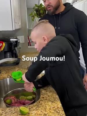 Let’s make Soup Joumou. #SoupJoumou #traditionswithkids #BlackLove  #blackrecipesoftiktok #Haitan #HaitanFood