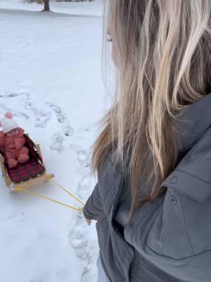 Get your baby a taboggan sled.  You won’t regret it.  And get OUTSIDE. She loves it.  Clearly. #tobbogan #sleddingbaby 