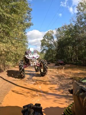 Just a Lil mud puddle #fyp #foryou #foryourpage #carportoffroad #riverrunatvpark #muddaholics #senderella #offroad #canamx3 #texas #merica #superatv #Outdoors #goodtimes #followme #like #comment #share #gopro #contentcreator #blowthisup #viral 