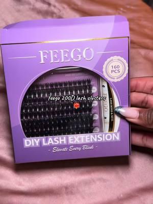 sooo fluffy and soft <3 #feego #lashextensions #lashclusters #diylashextensions #diylashes #lashclustersathome #feegolashes 