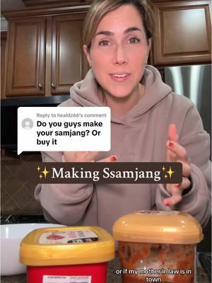 Replying to @healdz66 Here’s how I make our ssamjang! #ssamjang #ssamjangrecipe #koreanfood #koreanrecipes #EasyRecipes #foodies #foodtiktok #foodontiktok #jennaheats 