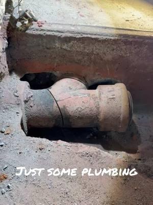 Just plumbing away #plumberjohn #diyplumbing #renovation #castiron #newplumbing