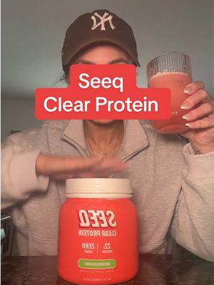 Very good! 22g protein, 100 calories! 🍉💪🏽 #seeqsupply #seeq #seeqprotein #protein #clearprotein #healthygirl #muscles #proteins #watermelon 