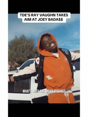 Will New York and the East Coast step up to support @joeybadass? It seems Joey has opened the floodgates for the West Coast to challenge him lyrically. The latest entry comes from @ray.vaughn, who also took shots at Tory Lanez. What do you all think? #rayvaughn #daylyt #joeybadass #tde #westcoast  ———— #musicnews #musicblogger #proera #rapdiss #fyp #viral #explorepage