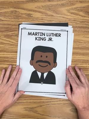 Check out the link in profile for all of your Martin Luther King Jr. activities now!!! ✅  This bundle includes everything you need: ✂️ Crafts 📚 Literacy & Math Printables 🖍 Readers, Graphic Organizers, Writing Pages 🎯 Centers, Vocabulary, & More #MLKDay #martinlutherkingjr #teachingresources #kindergartenactivities #bulletinboardideas #craftsforkids #mathactivities #blackhistorymonth