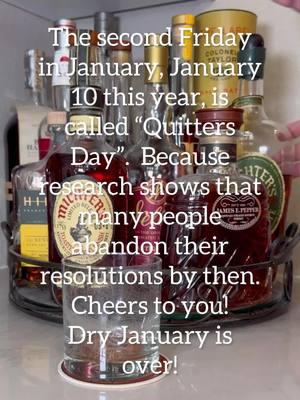 Goodbye Dry January!   Time to enjoy a pour of whiskey!  #bourbon #whiskey #dryjanuary #bourbontiktok #livin #quitters